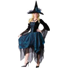 ハロウィン　衣装・コスプレ コスチューム マジカルレディ　魔女 魔法使い ウィッチ大人用コスチューム