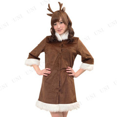 【即納】ニコルトナカイ♪クリスマス サンタ衣装 レディース 女性用 コスプレ コスチューム サンタ服 トナカイ